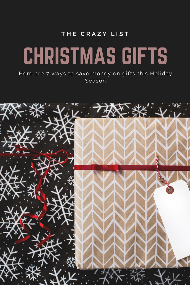 7 Ways To Save Money On Gifts This Holiday Season - THE CRAZY LIST